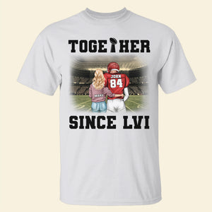 Football Couple 06BHTN110123TM Personalized Shirt - Shirts - GoDuckee
