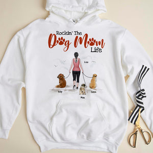 Rockin' The Dog Mom Life, Personalized Shirt, Gift For Dog Lover - Shirts - GoDuckee