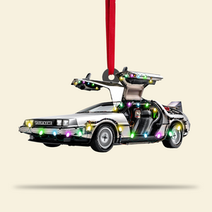 Personalized Classic Movie Car Collection Ornament - Custom Name Christmas Tree Decor For Car Lovers - Ornament - GoDuckee