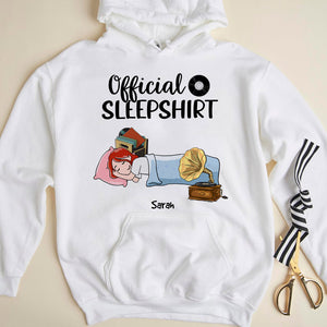 Vinyl Girl Official Sleepshirt - Personalized Shirts - Shirts - GoDuckee