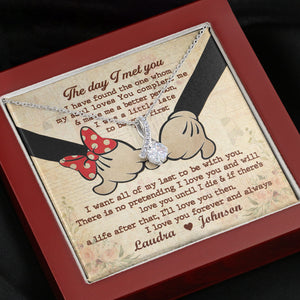 Couple I Love You Forever - Personalized Alluring Beauty Necklace - Jewelry - GoDuckee