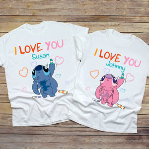 Couple Sweet Valentine's Day Shirt Hoodie Sweatshirt - Shirts - GoDuckee