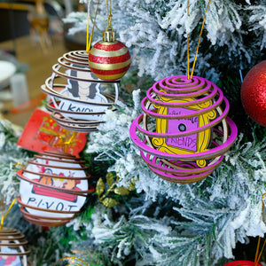 Personalized Friends 3D Dual Spiral Ornament, Christmas Tree Decor - Ornament - GoDuckee