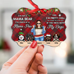 I'm Mama Paw Personalized Benelux Ornament, Christmas Gift For Dog Mom - Ornament - GoDuckee