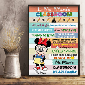 We Are Braver Than We Believe, Stronger Than We Seem, Personalized Teacher Poster - Poster & Canvas - GoDuckee