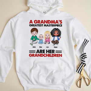 A Grandma's Greatest Masterpiece T-shirt Hoodie Sweatshirt - Shirts - GoDuckee