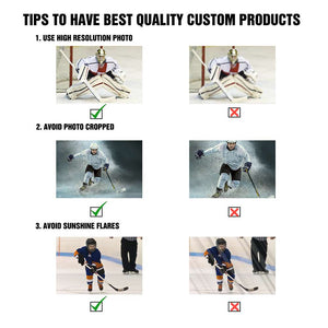 Ice Hockey Personalized Flat Car Ornament - Ornament - GoDuckee