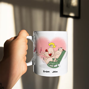 If It's Dirty Kinky Naughty Messy Or Just Plain Wrong I Want To Do It With You, Make Love Couple White Mug - Coffee Mug - GoDuckee
