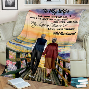 You Are My Queen Forever - Personalized Blanket - Gift For Couple - Blanket - GoDuckee