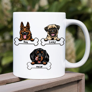 Dear Dog Daddy, Gift For Dog Lover, Personalized Mug, Dogs Mug, Father's Day Gift - Coffee Mug - GoDuckee