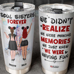 Friends Soul Sisters Forever, Personalized Tumbler, Gifts for Friends, Besties, BFFs - Tumbler Cup - GoDuckee