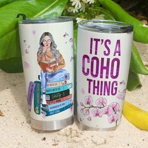 Girl Book Lover 01HUHU300123 Personalized Tumbler - Tumbler Cup - GoDuckee