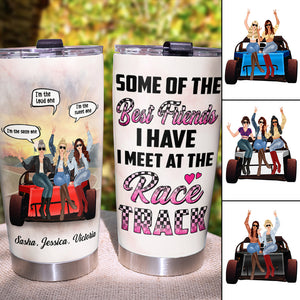 Personalized Dirt Track Racing Tumbler - For Sister, Besties Friend Some Of The Best Friends - Tumbler Cup - GoDuckee