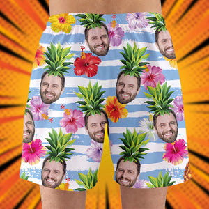 Custom Hawaiian Shirt and Beach Shorts, Pineapple Seamless Pattern - Hawaiian Shirts - GoDuckee