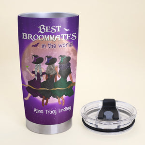 Sisters Of The Moon Are Sisters Forever Personalized Witch Besties Tumbler Gift For Friends - Tumbler Cup - GoDuckee