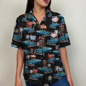 Custom Car Photo Hawaiian Shirt, Aloha Shirt, Summer Gift, Gift For Car Lovers - Hawaiian Shirts - GoDuckee