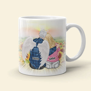 When I Miss You The Most Personalized Heaven Mug Gift For Wife - Coffee Mug - GoDuckee