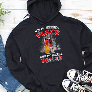 In My Favorite Place With My Favorite People Personalized Friends Shirt Gift For Friends - Shirts - GoDuckee
