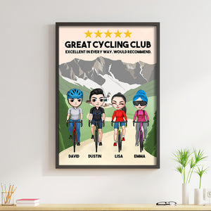 Personalized Cycling Friends Poster - Great Cycling Club, Excellent In Every Day - Poster & Canvas - GoDuckee