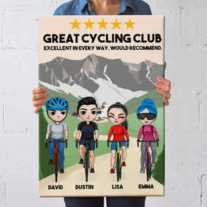 Personalized Cycling Friends Poster - Great Cycling Club, Excellent In Every Day - Poster & Canvas - GoDuckee