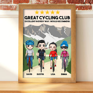 Personalized Cycling Friends Poster - Great Cycling Club, Excellent In Every Day - Poster & Canvas - GoDuckee