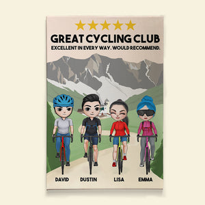 Personalized Cycling Friends Poster - Great Cycling Club, Excellent In Every Day - Poster & Canvas - GoDuckee