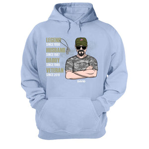 Personalized Veteran Shirt - Legend Husband Daddy - Shirts - GoDuckee