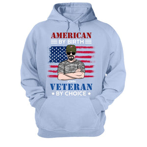 Personalized Veteran Shirt - By Choice American By Birth - Shirts - GoDuckee