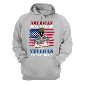 Personalized Veteran Shirt - By Choice American By Birth - Shirts - GoDuckee