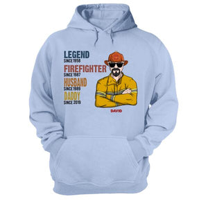 Personalized Firefighter Shirt - Legend Husband Daddy Grandpa - Shirts - GoDuckee