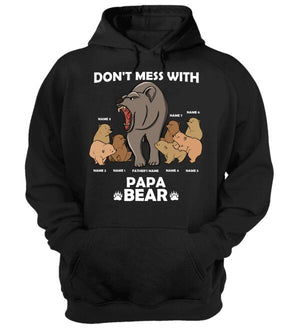 Personalized Papa Bear Shirts - Don't Mess With Papa Bear - Shirts - GoDuckee