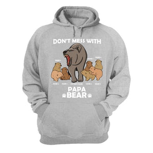 Personalized Papa Bear Shirts - Don't Mess With Papa Bear - Shirts - GoDuckee