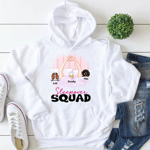 Nap Time Is My Happy Hour, Personalized Nap Queen & Dog Shirt, Gift For Dog Lovers - Shirts - GoDuckee