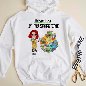 Things I Do In My Spare Time - Personalized Shirts - Gift For Gardener - Shirts - GoDuckee