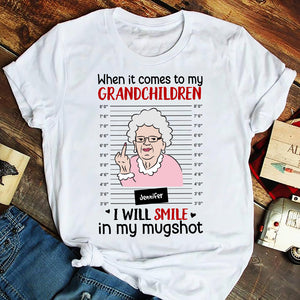 When It Comes To My Grandchildren, Gift For Grandma, Personalized Shirt, Grandma Shirt, Anniversary Shirt - Shirts - GoDuckee