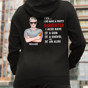 I Do Have A Pretty Daughter, Personalized Dad Shirt, Gift For Dad, Father's Day Gift - Shirts - GoDuckee