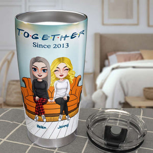 I Love You You're The Best, Best Friend Personalized Tumbler Gift - Tumbler Cup - GoDuckee