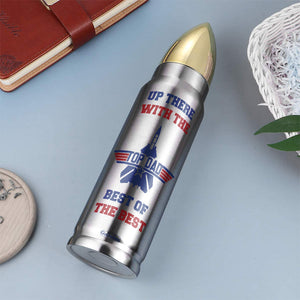 Pilot Bullet Tumbler - Custom Plane - Top Dad, Best Of The Best - Water Bottles - GoDuckee