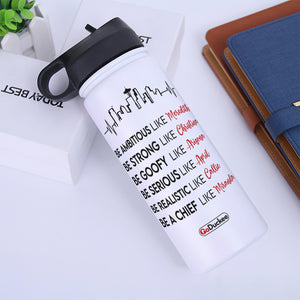Personalized Nurse Bestie Water Bottle - It's A Beautiful Day Fol9-Vd1 - Water Bottles - GoDuckee