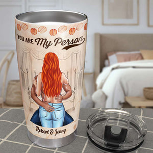 I Like You Like I Like My Coffee - Hot And In Bed, Personalized Funny Coffee Tumbler - Tumbler Cup - GoDuckee
