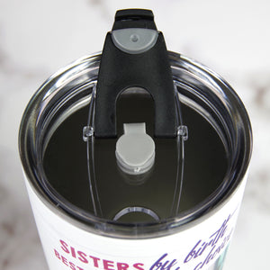 Sisters By Birth Best Friends By Choice Personalized Friends Tumbler Cup Gift For Friends - Tumbler Cup - GoDuckee