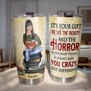 Cassandra Clare - Personalized Tumbler Cup - The Mortal Instruments City Of Bones - Book Lover - Tumbler Cup - GoDuckee