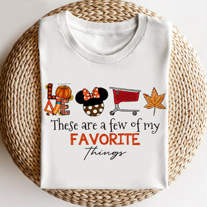 Personalized Teacher Fall Shirt, Few Of My Favorite Things - Shirts - GoDuckee