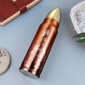 Veteran DD-214 Blood Sweat Tears - Personalized Bullet Tumbler - Water Bottles - GoDuckee