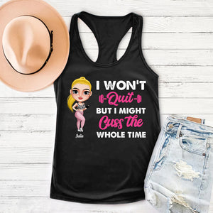 May The Booty Get Fatter And My Stomach Become Flatter, Personalized Shirt, Gift For Fitness Lovers - Shirts - GoDuckee