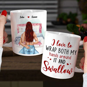 I Love To Wrap Both My Hand Personalized White Mug - Coffee Mug - GoDuckee