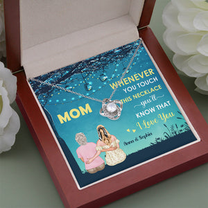 You'll Know That I Love You, Personalized Love Knot Necklace, Gift For Mom, Mother's Day Gift - Jewelry - GoDuckee