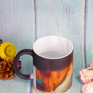 Funny Man Custom Photo Magic Mug, Gift For Him - Magic Mug - GoDuckee