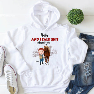 I Talk About You, Personalized Shirt, Gift For Horse Lover - Shirts - GoDuckee