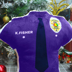 Police Uniform With Custom State Seal - Personalized Police Pillow - Pillow - GoDuckee